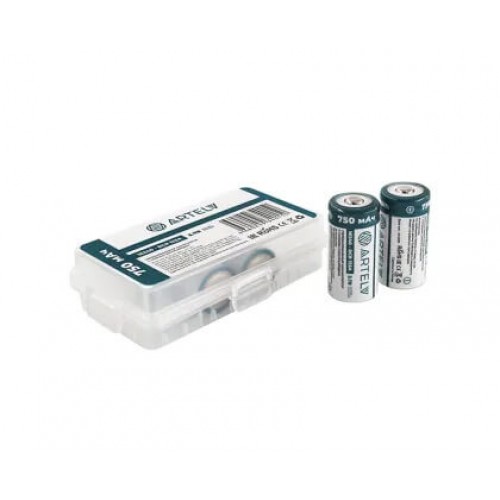 Аккумуляторные батареи RCR123 ARTELV 3.7V Li-Ion 750 mAh в Казани