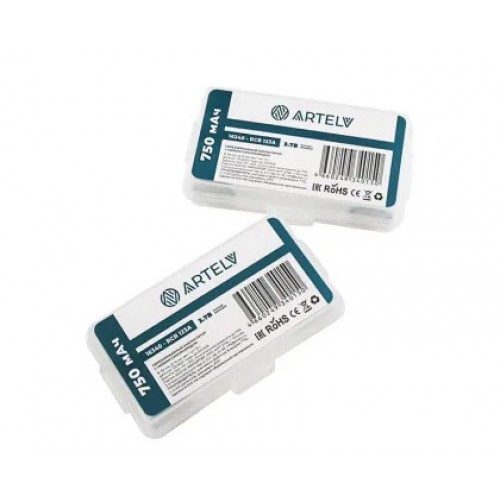 Аккумуляторные батареи RCR123 ARTELV 3.7V Li-Ion 750 mAh в Казани