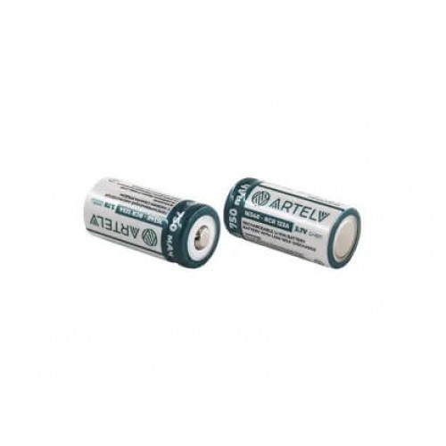 Аккумуляторные батареи RCR123 ARTELV 3.7V Li-Ion 750 mAh в Казани