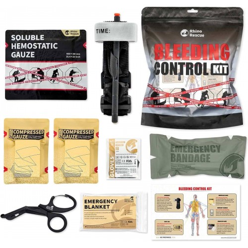 Комплект для остановки кровотечений «Bleeding Control Kit» Rhino Rescue в Казани