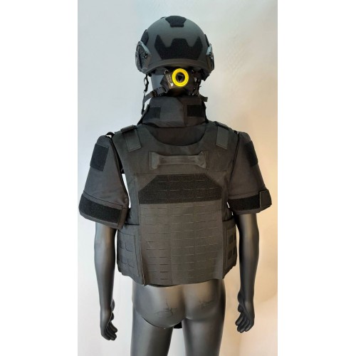 Бронежилет разгрузочный UNIVERSAL ARMOR в Казани (СВМПЭ + бронеплиты Бр5 класса) черный