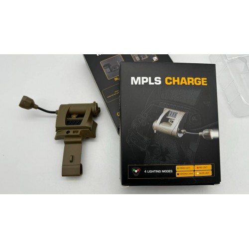 Нашлемный тактический фонарь MPLS Charge аккумуляторный в Казани