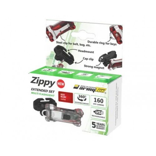 Наключный фонарь Armytek Zippy Extended Set (Red Ruby) в Казани