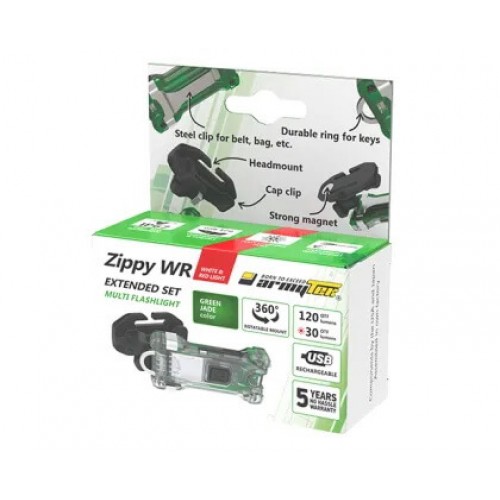 Наключный фонарь Armytek Zippy Extended Set WR (Green Jade) в Казани