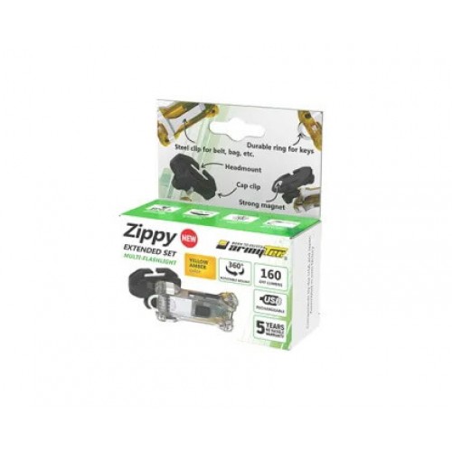 Наключный фонарь Armytek Zippy Extended Set (Yellow Amber) в Казани