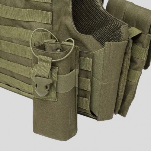 Тактический разгрузочный жилет «5 / пять карманов» с подсумками Tactical Molle Plate Carrier для съемных бронепластин в Казани